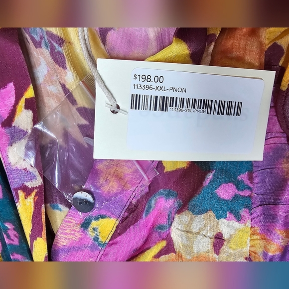 Sundance Cordova Dress Vibrant Boho Festival Midi Size XXL - Picture 15 of 15